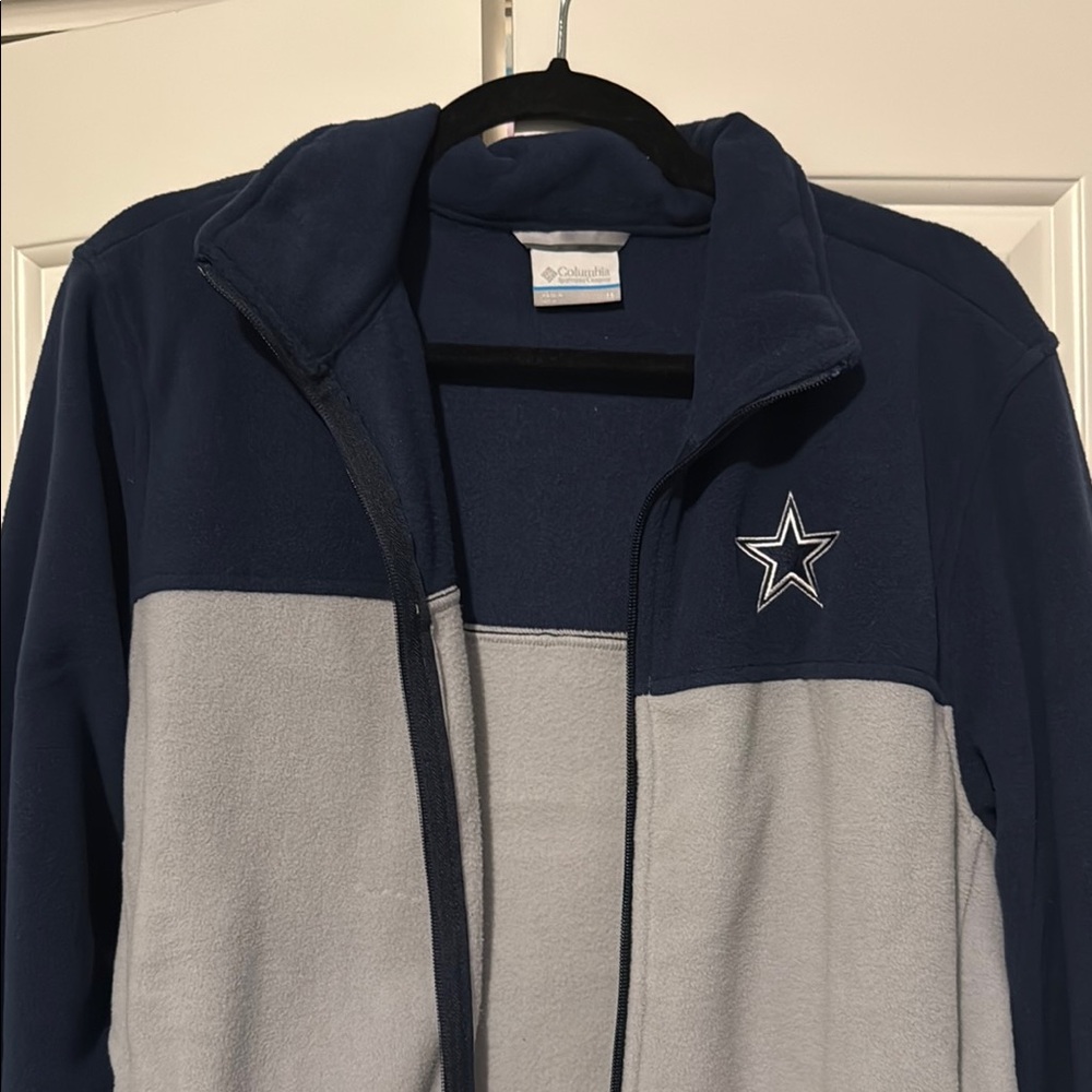 Dallas Cowboys Navy and Gray Columbia Jacket